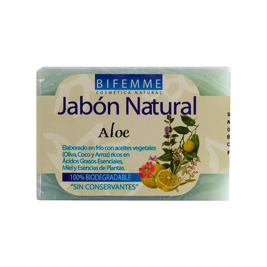 Jabón De Aloe Vera 100 gr | Bifisemme - Dietetica Ferrer