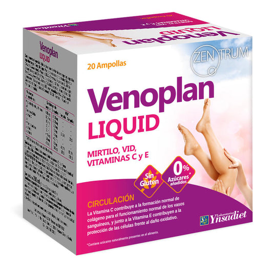 Venoplan Liquid 20 Ampollas | Ynsadiet - Dietetica Ferrer