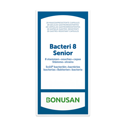 Bacteri 8 Senior 28 capsulas | Bonusan - Dietetica Ferrer