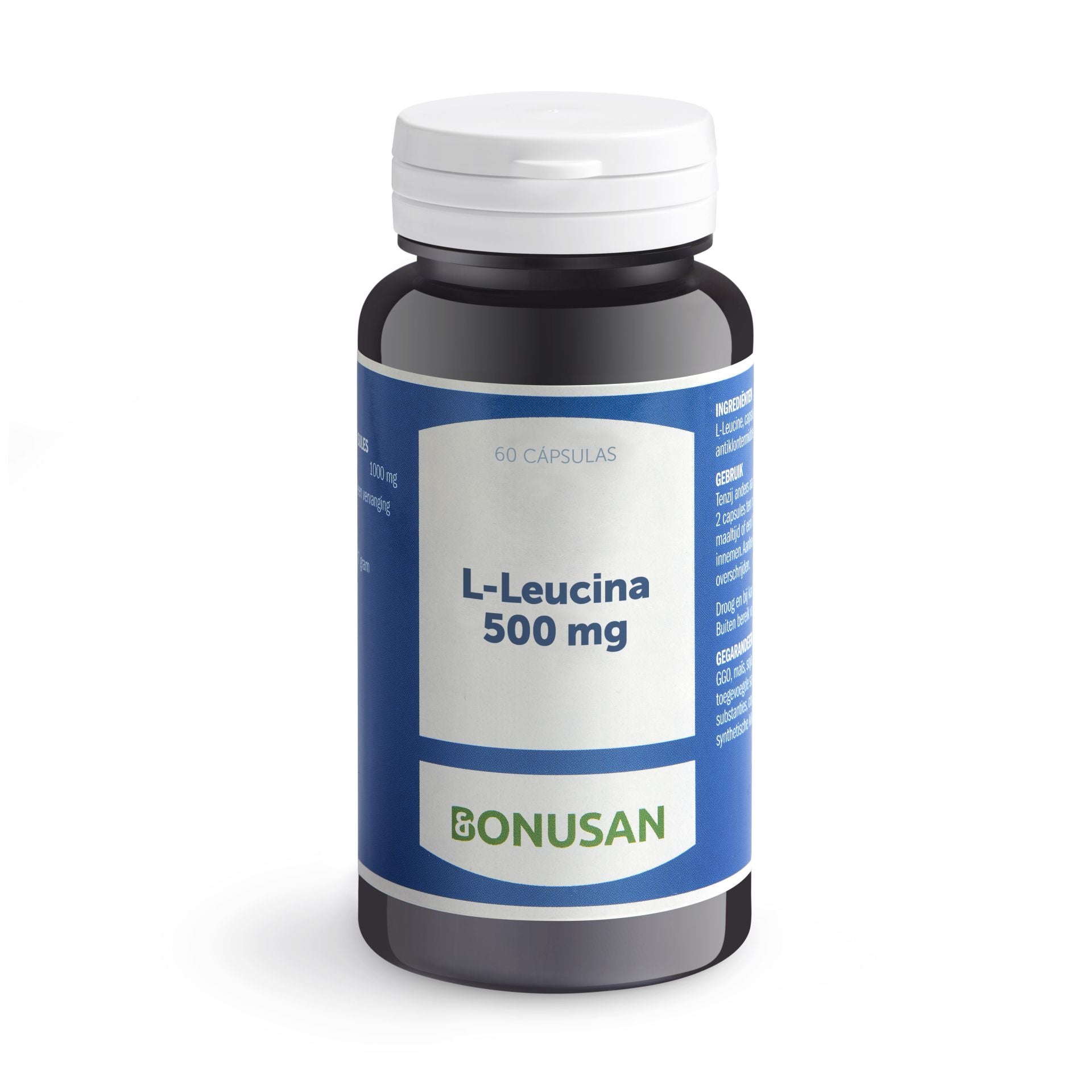 L Leucina 500 mg 60 Capsulas | Bonusan - Dietetica Ferrer