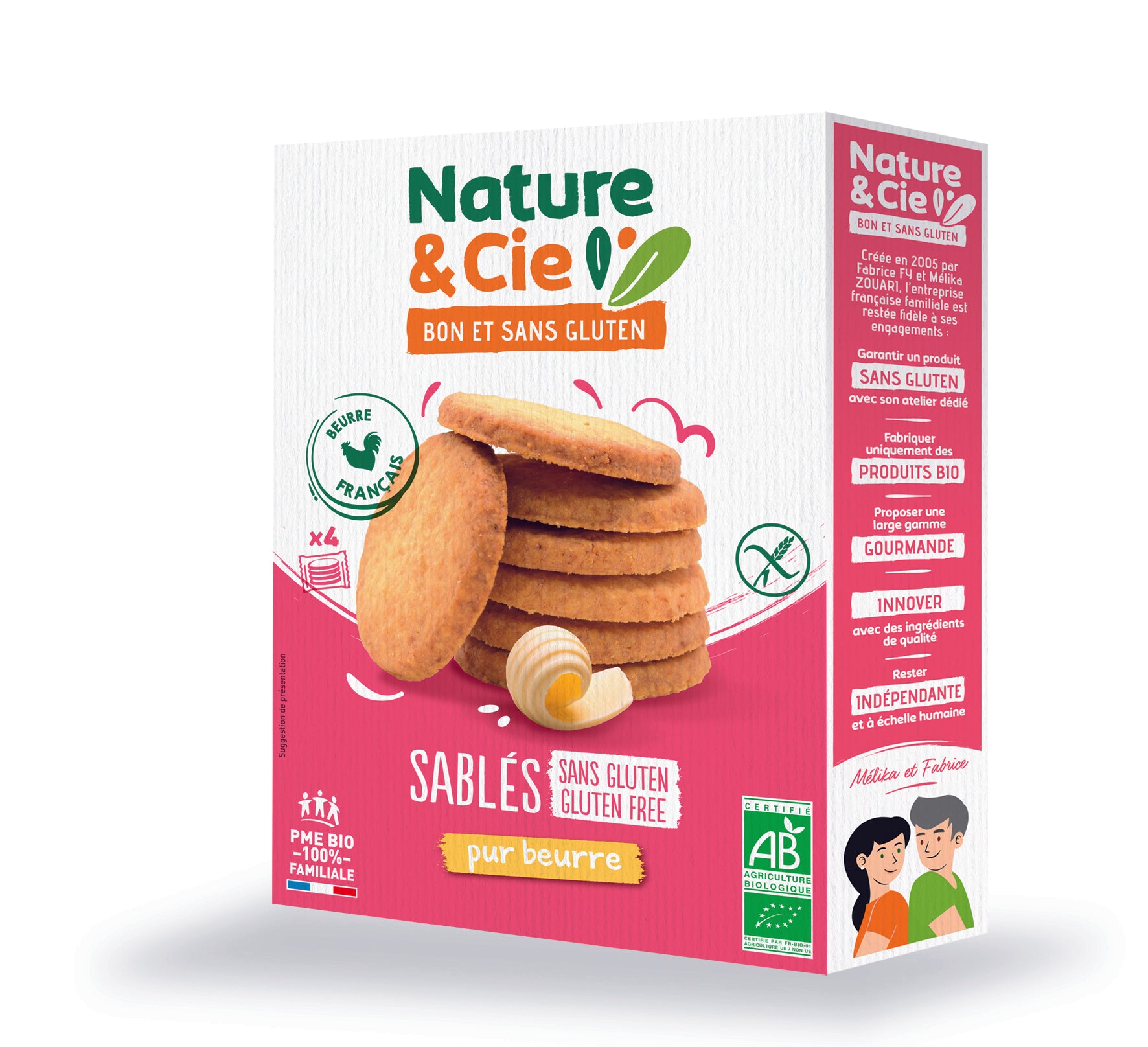 Galletas de Mantequilla sin Gluten Bio 135 gr | Nature & Cie - Dietetica Ferrer