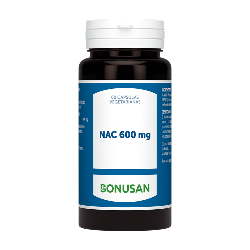 Nac 600 Mg 60 cápsulas | Bonusan - Dietetica Ferrer