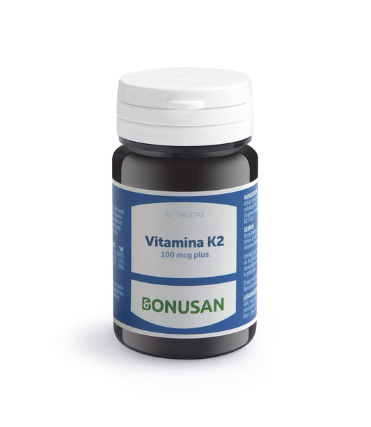 Vitamina K2 100 mcg Plus 60 Comprimidos | Bonusan - Dietetica Ferrer