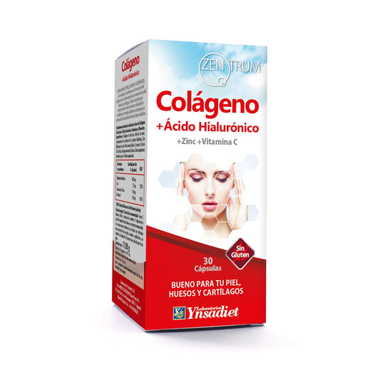 Colágeno + Ácido Hialurónico 30 cápsulas | Ynsadiet - Dietetica Ferrer