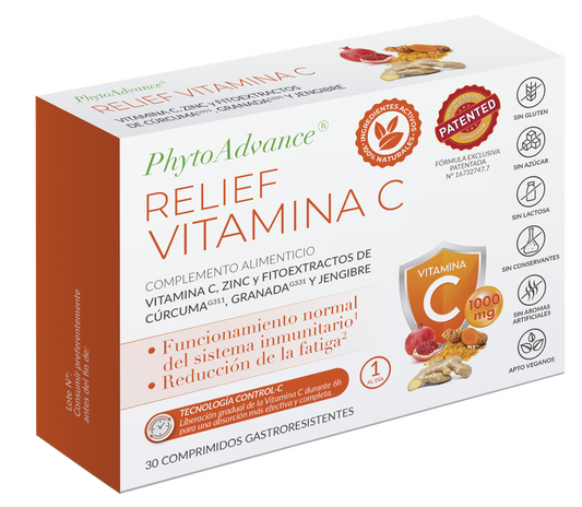 Phytoadvance Relief Vitamina C 30 comprimidos | Alchemlife - Dietetica Ferrer