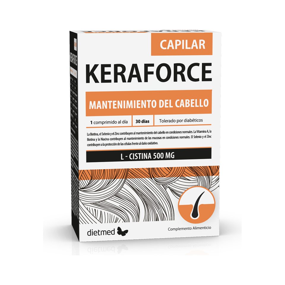 Keraforce Capilar 30 comprimidos | Dietmed - Dietetica Ferrer