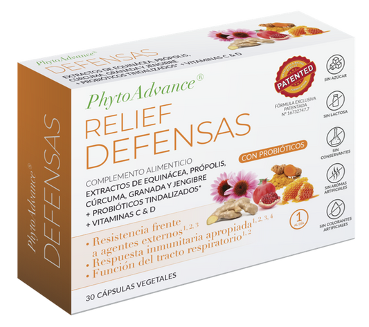 Phytoadvance Relief Defensas 30 comprimidos | Alchemlife - Dietetica Ferrer