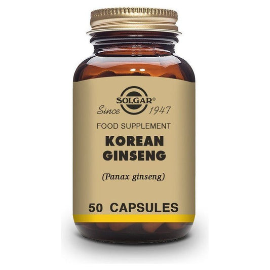 Ginseng Coreano 50 Capsulas | Solgar - Dietetica Ferrer