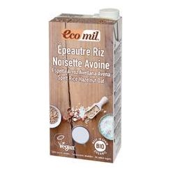 Leche de Espelta Arroz Avellana y Avena Bio Pack 6 | Ecomil - Dietetica Ferrer