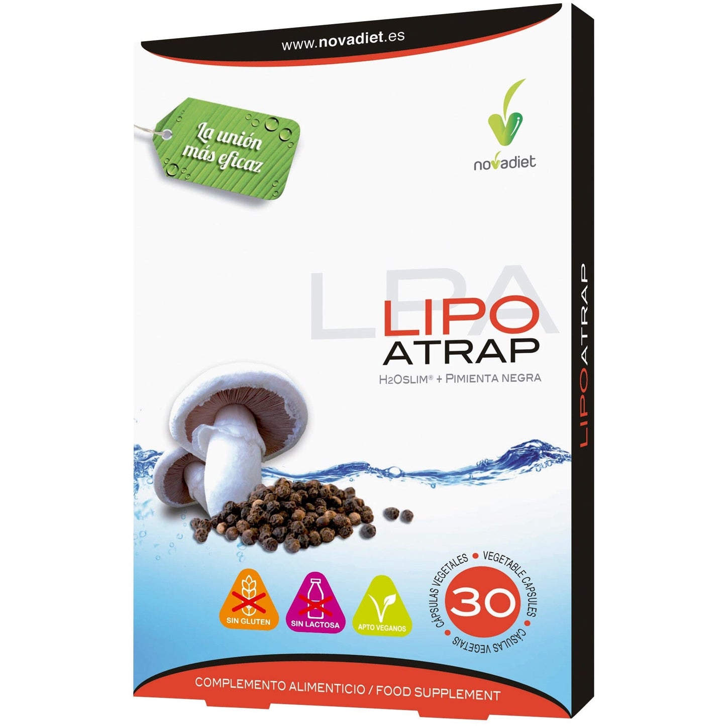 Lipoatrap 30 cápsulas | Novadiet - Dietetica Ferrer